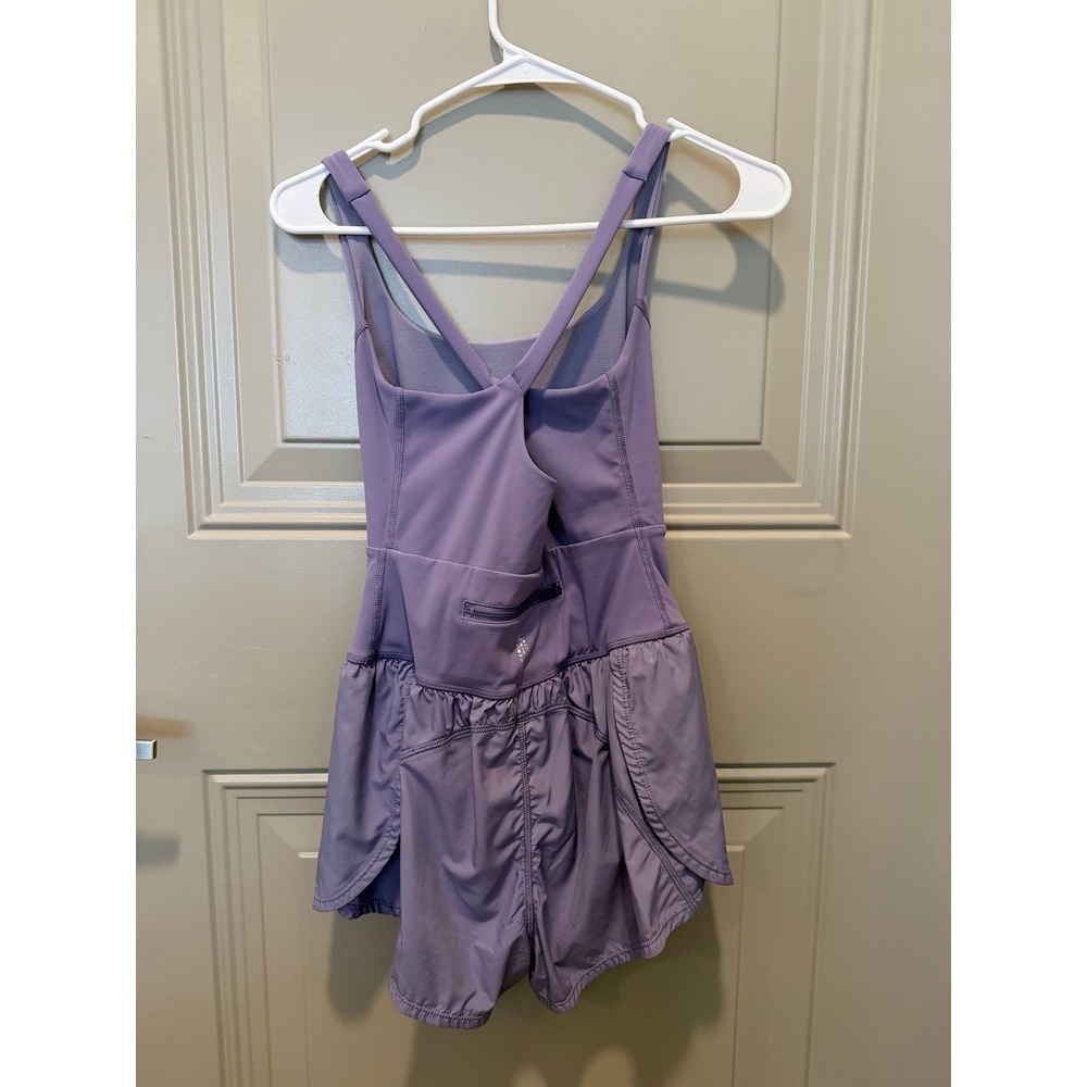 Free People Movement Righteous Runsie Romper Size XS Lavender Purple - Picture 2 of 4